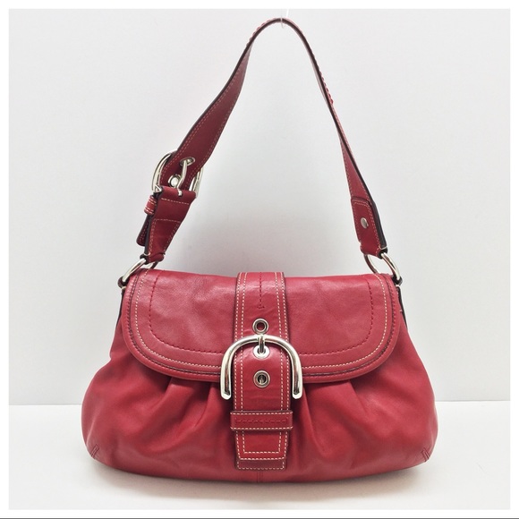 Coach Handbags - {Coach} Soho Pleated Buckle Flap Bag